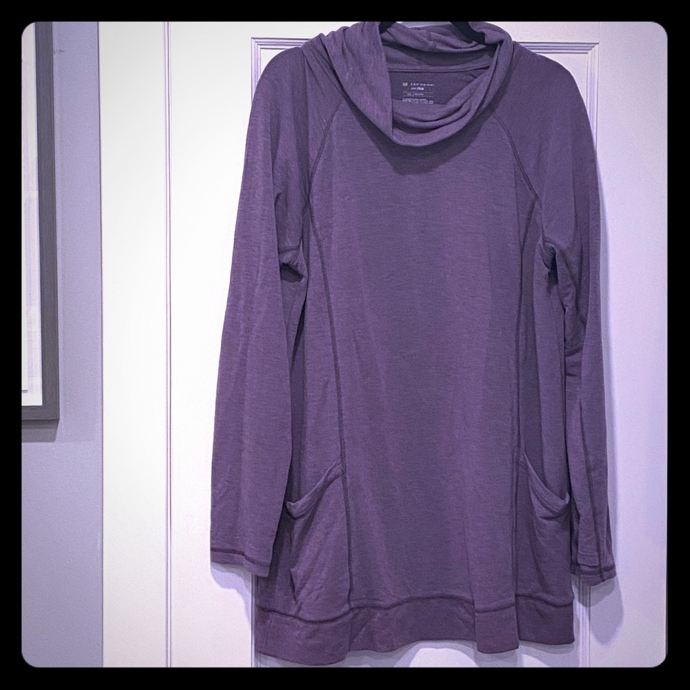 XXL Purple Tunic  Stretchy Sweatshirt